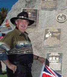 Ross at the Roll of Renown Rocks in Tamworth