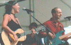 Kasey with Geoff McCormack at Fan Fair 2000
