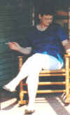 Jan rocking away her cares