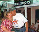 Neal McCoy meets his fans in his booth