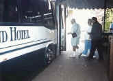 BoB & Maureen board the bus to the Friday night Opry