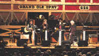 On stage at the Grand Ole Opry