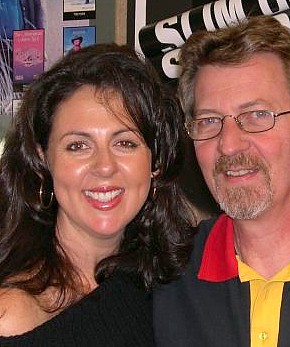 Tania Kernaghan and Ron in store 2004